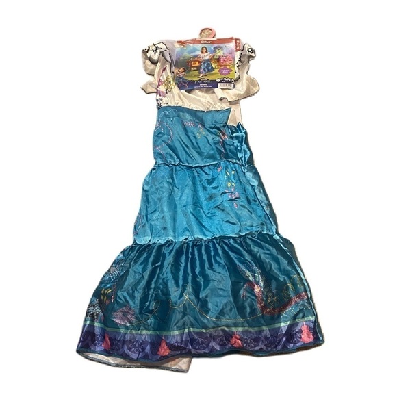 Disney Maribel Dress NEW Medium 7/8 Blue White Princess Play Land Cruise World - Picture 1 of 6